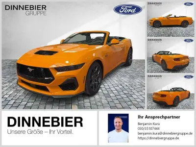 Neu Ford Mustang GT Convertible 446 PS (328 kW) 2026 Orange fury metallic Cabrio
