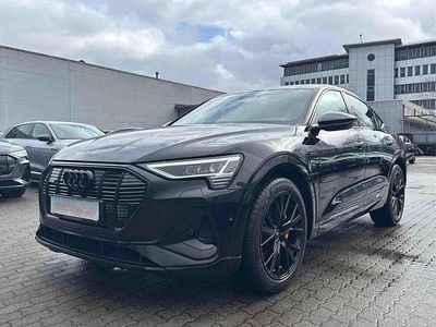 Gebraucht Audi e-tron Sportback Black Edition 300 kW (408 PS) 2022 Mythosschwarz metallic SUV