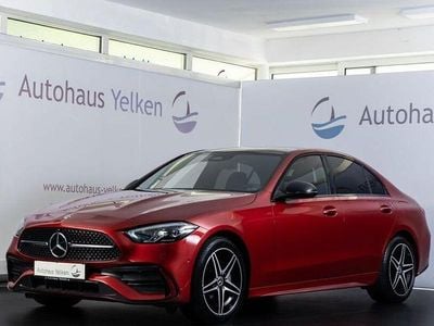 Usata Mercedes C400 AMG line 252 CV (185 kW) 2022 Rosso Berlina