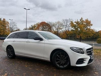 Gebraucht Mercedes E220 AMG line 194 PS (142 kW) 2017 Weiß Kombi
