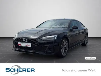 Gebraucht Audi A5 Sportback Design 163 PS (119 kW) 2022 Mythosschwarz metallic (metallic) Kleinwagen
