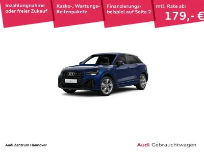 Gebraucht Audi Q2 S-Line 150 PS (110 kW) 2023 Navarrablau metallic (metallic) SUV