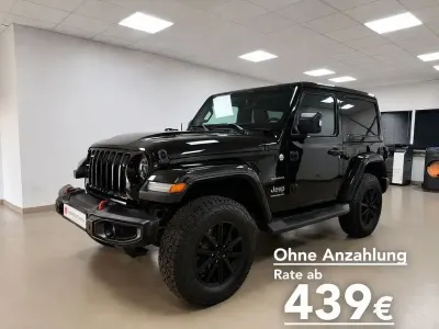 Gebraucht Jeep Wrangler Sahara 200 PS (147 kW) 2018 Black clear coat SUV