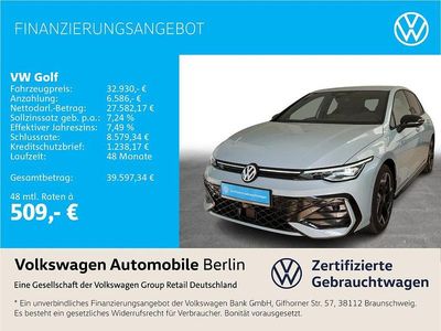 Gebraucht VW Golf VIII R-line 150 PS (110 kW) 2025 Crystal ice blue metallic Limousine