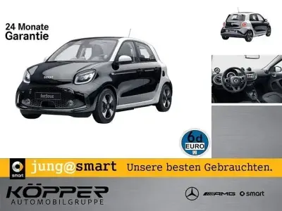 Brugt Smart ForFour Electric Drive Exclusive 60 kW (82 HK) 2021 Sort Sedan