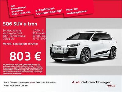 Gebraucht Audi SQ6 e-tron Ambiente 359 kW (489 PS) 2024 Gletscherweiß metallic SUV