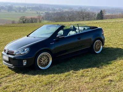 Gebraucht VW Golf Cabriolet GTI 210 PS (154 kW) 2012 Schwarz Cabrio