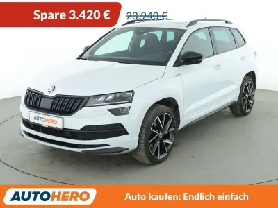 Gebraucht Skoda Karoq SportLine 190 PS (139 kW) 2020 Moon white SUV