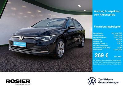 Begagnad VW Golf VIII Style 150 HK (110 kW) 2022 Svart Kombi