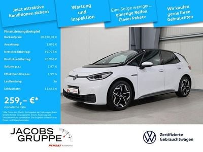 Gebraucht VW ID.3 Pro Performance 150 kW (204 PS) 2021 Weiß Kleinwagen