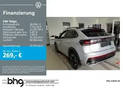 Brugt VW Taigo R-line 150 HK (110 kW) 2025 Sølv SUV