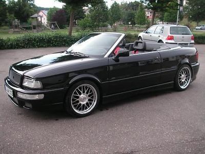 Gebraucht Audi Cabriolet 150 PS (110 kW) 1996 Schwarz metallic Cabrio