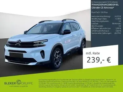 Gebraucht Citroën C5 Aircross PureTech 131 PS (96 kW) 2023 Weiß SUV