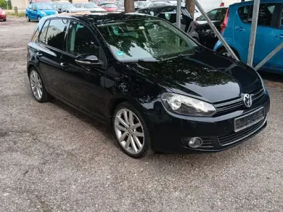 Gebraucht VW Golf VI Highline 122 PS (89 kW) 2008 Schwarz Kleinwagen