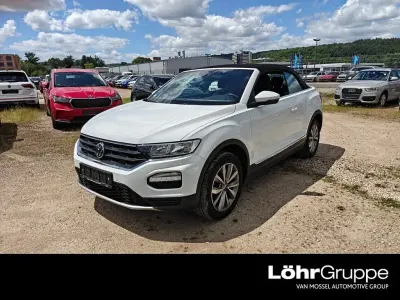 Gebraucht VW T-Roc Cabriolet Style 150 PS (110 kW) 2021 Weiß Cabrio