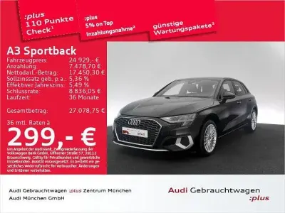 Gebraucht Audi A3 Advanced 150 PS (110 kW) 2023 Schwarz Limousine