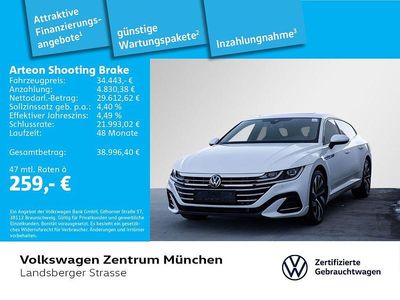Gebraucht VW Arteon R-line 190 PS (139 kW) 2023 Weiß Limousine