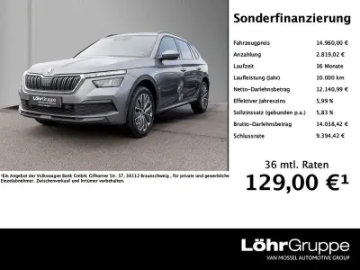 Gebraucht Skoda Kamiq Tour 110 PS (80 kW) 2022 Grau SUV