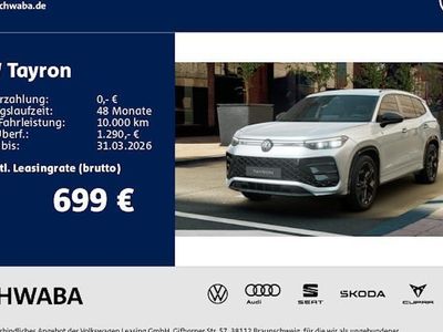 Neu VW Tayron R-line 204 PS (150 kW) 2025 Silber SUV