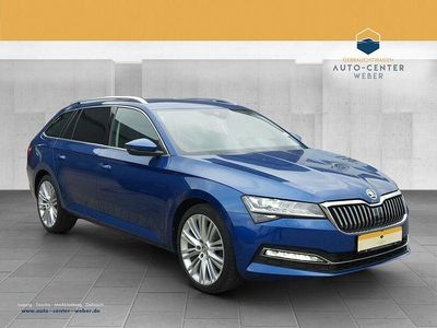 Gebraucht Skoda Superb Style 200 PS (147 kW) 2021 Blau Kombi