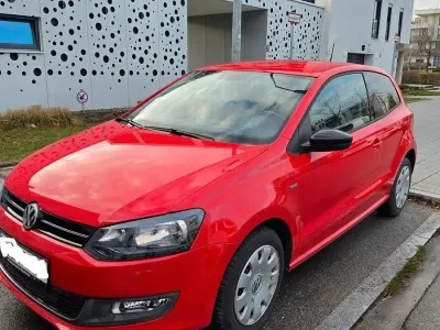 Gebraucht VW Polo Match 90 PS (66 kW) 2012 Rot Kleinwagen