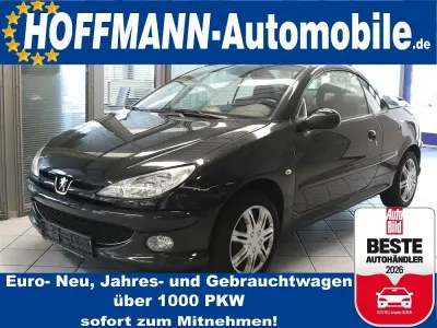 Gebraucht Peugeot 206 109 PS (80 kW) 2005 Schwarzmet. Cabrio