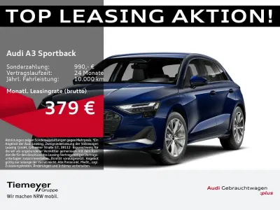Używany Audi A3 Sport 204 KM (150 kW) 2025 Niebieski Sedan/Limuzyna