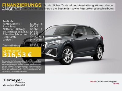 Grau Gebraucht 2025 Audi Q2 S-Line SUV | 33.850 € (Fairer Preis)