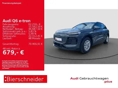 Gebraucht Audi Q6 e-tron Advanced 225 kW (306 PS) 2025 Grau SUV