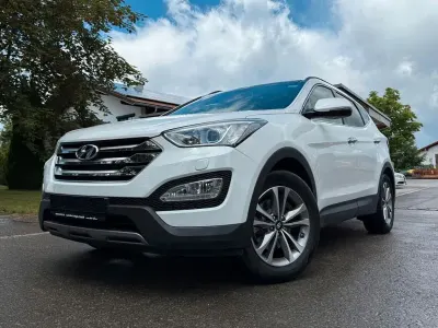 Gebraucht Hyundai Santa Fe Premium 197 PS (144 kW) 2016 Weiß SUV
