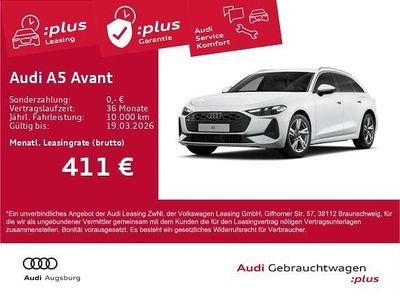 Gebraucht Audi A5 Ambiente 204 PS (150 kW) 2025 Gletscherweiß metallic Kombi