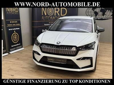 Gebraucht Skoda Enyaq iV SportLine 194 kW (265 PS) 2022 Moonweiss metallic (metallic) SUV