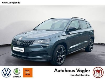 gebraucht Skoda Karoq Sportline 2,0 TSI DSG 4x4 Navi LED Canton