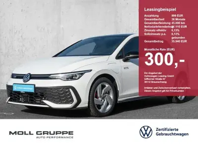 Gebraucht VW Golf VIII GTE 272 PS (200 kW) 2025 Pure white schwarz Limousine