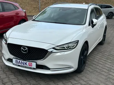 Gebraucht Mazda 6 Exclusive-Line 165 PS (121 kW) 2018 Weiß Kombi