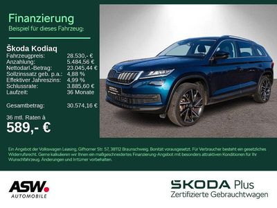 Lavablau metallic Gebraucht 2018 Skoda Kodiaq Style SUV | 28.530 € (Fairer Preis)