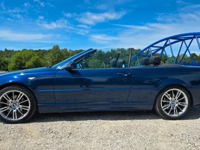 Gebraucht BMW 320 Cabriolet Sport Line 170 PS (125 kW) 2004 Blau Cabrio