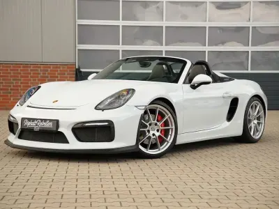 Occasion Porsche Boxster Spyder 375 PK (275 kW) 2015 Wit Cabriolet