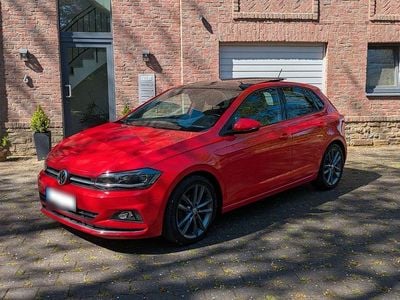 Usata VW Polo Sportline 116 CV (85 kW) 2018 Rosso Utilitaria