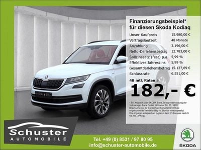 Gebraucht Skoda Kodiaq Clever 150 PS (110 kW) 2021 Weiß SUV