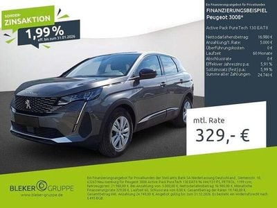 Gebraucht Peugeot 3008 Active 131 PS (96 kW) 2023 Grau Limousine