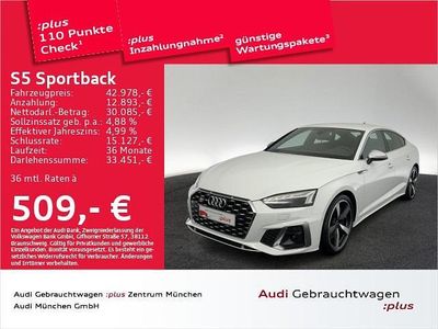 Gebraucht Audi S5 Sportback Ambiente 341 PS (250 kW) 2023 Ibisweiß Kleinwagen
