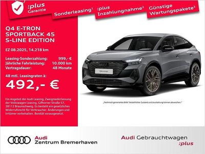 Usata Audi Q4 Sportback e-tron S-Line 210 kW (286 CV) 2025 Grigio SUV