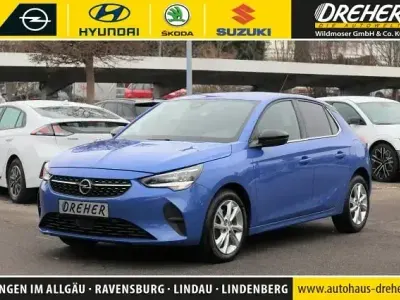 Gebraucht Opel Corsa Elegance 101 PS (74 kW) 2022 Perl blau/voltaik blau Kleinwagen