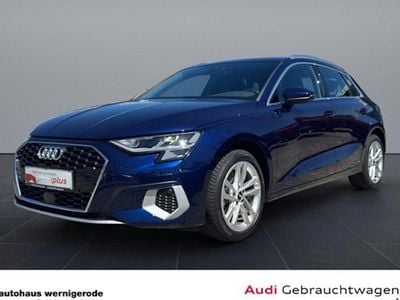 Usado Audi A3 Advanced Plus 110 HP (80 kW) 2023 Azul Sedan