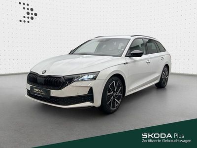 Moonweiss metallic Gebraucht 2025 Skoda Octavia SportLine Kombi | 32.890 € (Teuer)