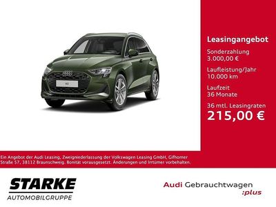 Distriktgrün metallic Gebraucht 2025 Audi A3 Advanced Plus Limousine | 33.930 € (Guter Preis)