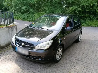 Gebraucht Hyundai Getz 2008 Schwarz Kleinwagen