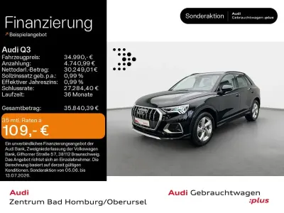 Gebraucht Audi Q3 Advanced Plus 150 PS (110 kW) 2025 Mythosschwarz metallic SUV