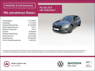 Neu Skoda Scala Drive 116 PS (85 kW) 2025 Grau Kleinwagen